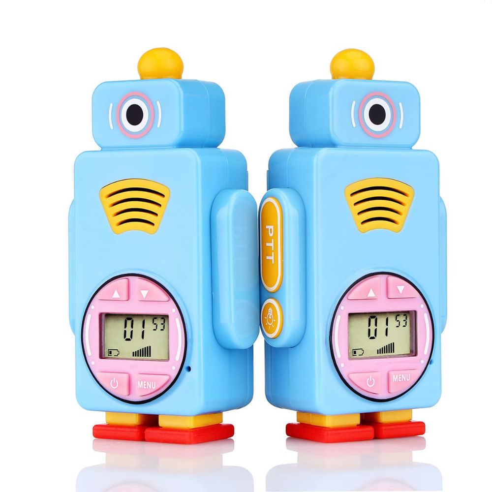 RT36 Robot único walkie talkie recargable para niños