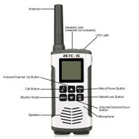 RT45 Familias Walkie talkie para exteriores / interiores