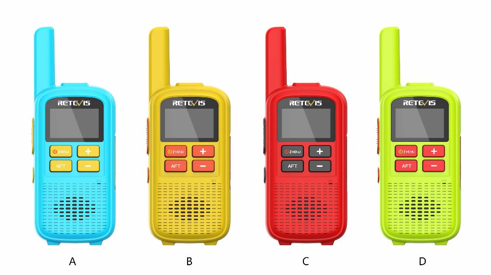 JB20 Multicolor Children's Walkie talkies Juguete para niños y niñas