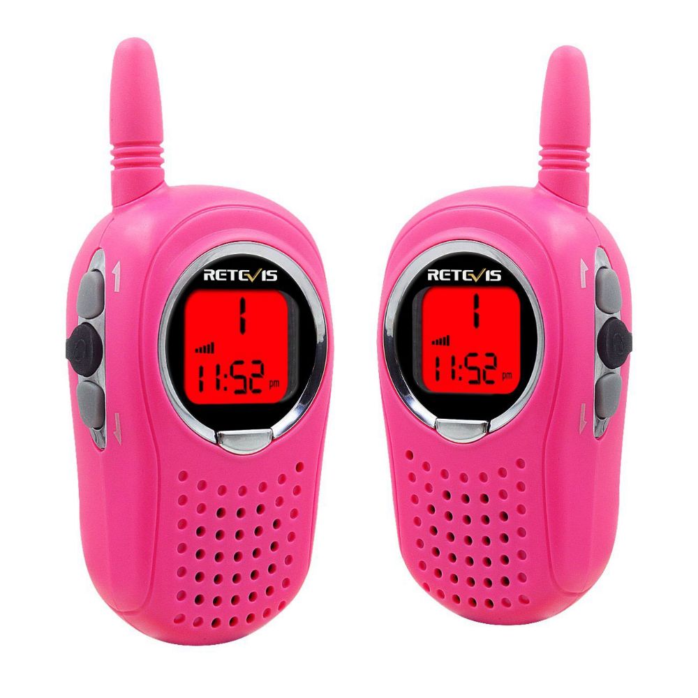 Regalo de cumpleaños para niños pequeños Walkie talkies rosas para niñas