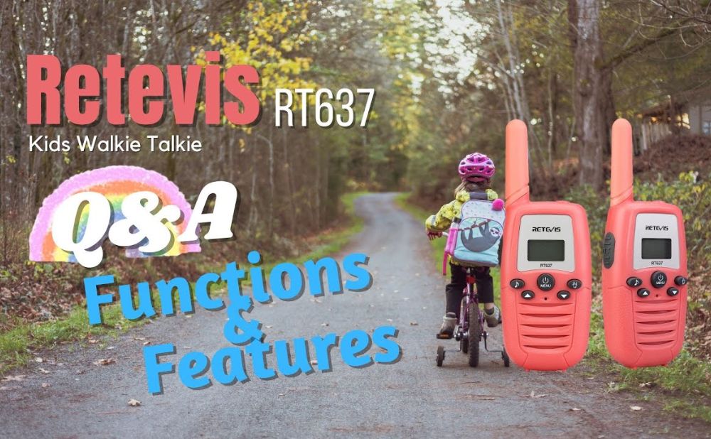 Preguntas y respuestas sobre Retevis RT637 Discovery Adventures Walkie Talkies para niños