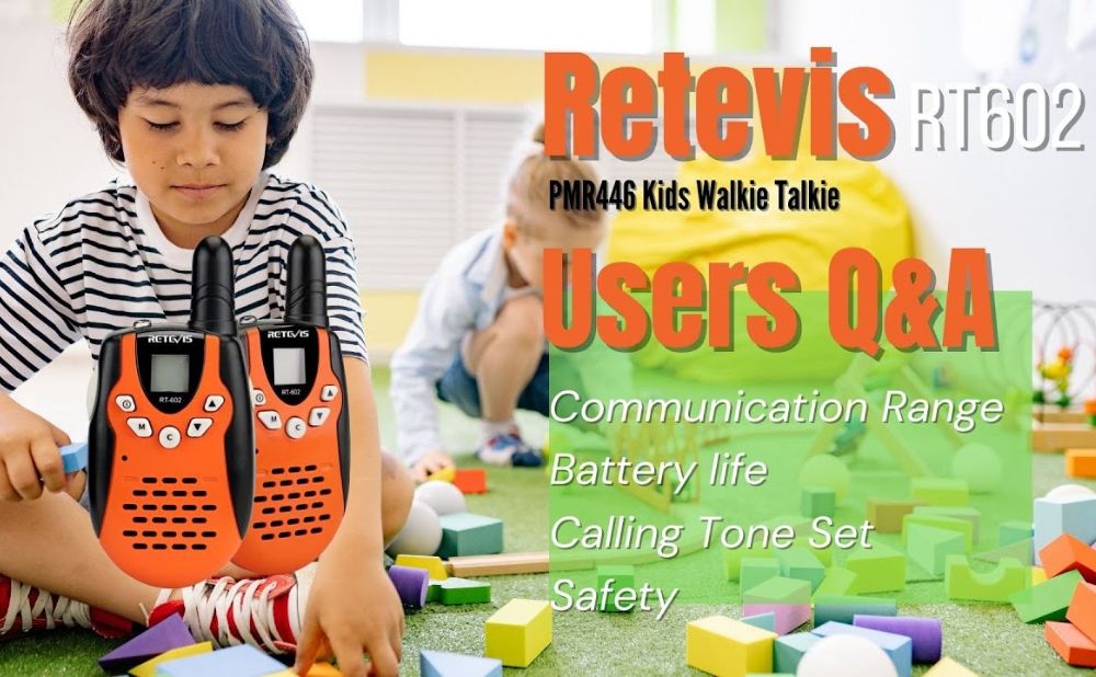 Preguntas y respuestas sobre los walkie talkies de juguete recargables Retevis RT602