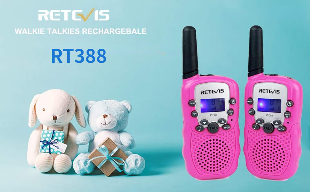 Los mejores walkie talkies para comprar para niños: Retevis RT388