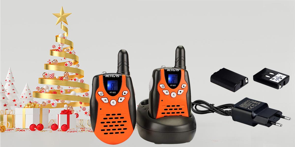 Los walkie talkies recargables 