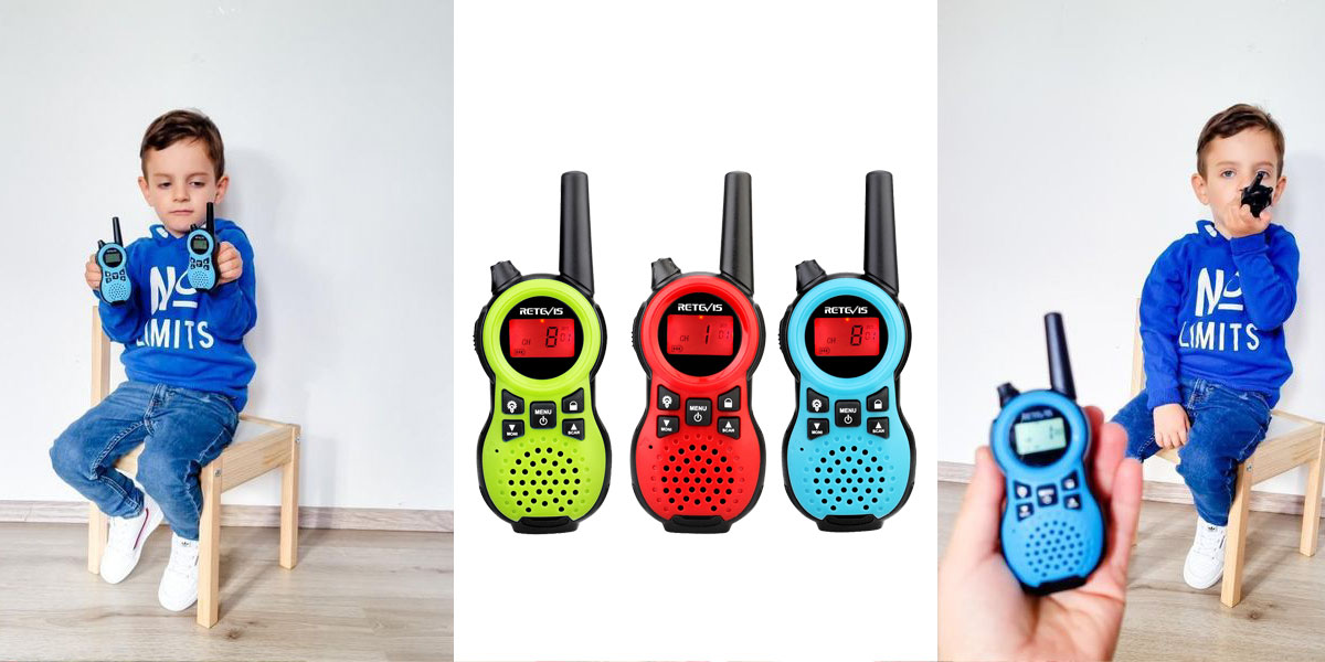 Walkie talkies inalámbricos para niños