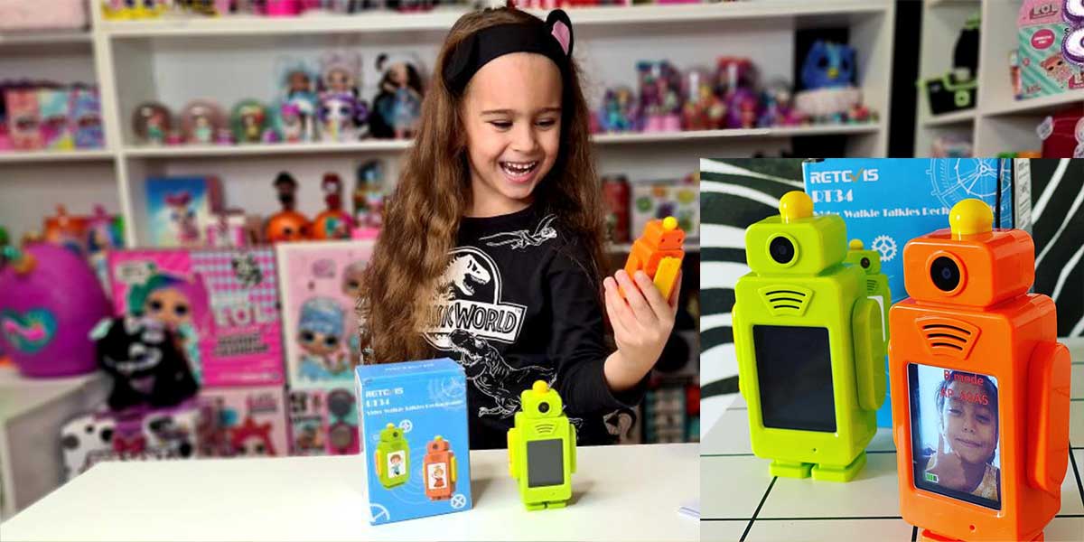 Retevis RT34 Walkie Talkie Niños con Cámara