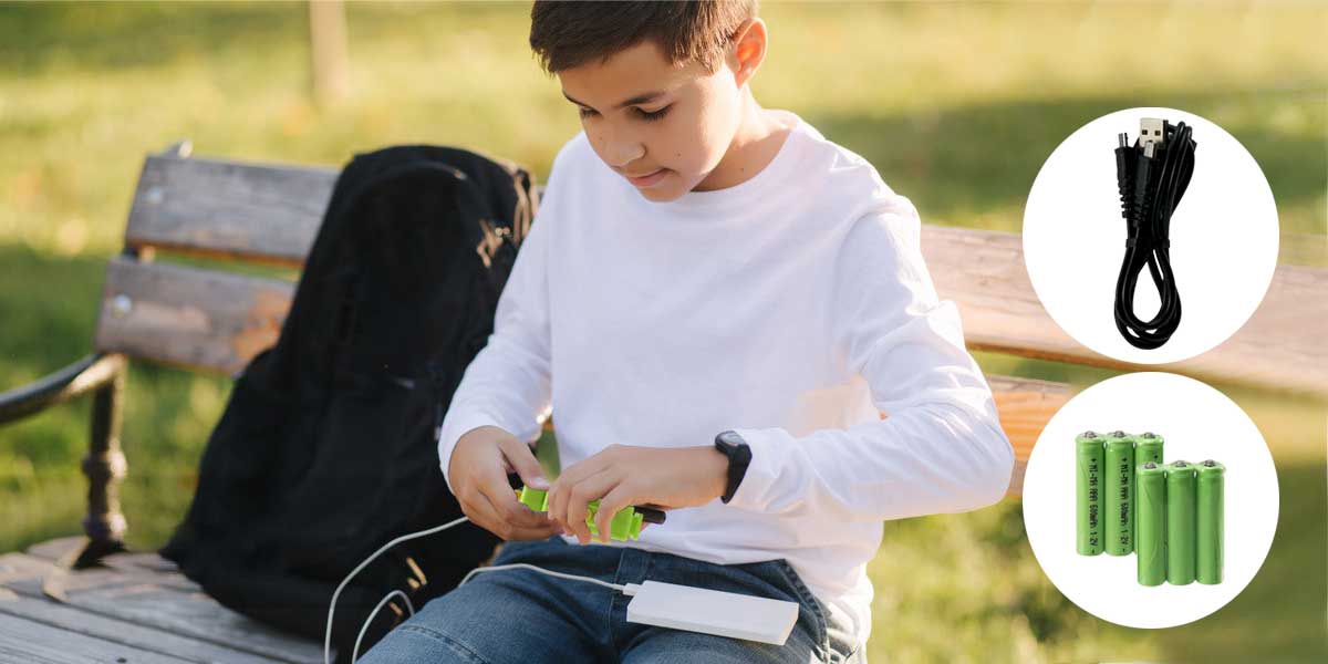 Walkie talkies recargables para niños